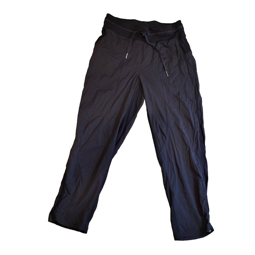 LULULEMON dance studio pants size 6 black gorpcore athleisure utility travel
